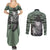 Shikamaru Nara - Style Manga Couples Matching Summer Maxi Dress and Long Sleeve Button Shirt