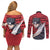 Shisui Uchiha - Style Manga Couples Matching Off Shoulder Short Dress and Long Sleeve Button Shirt