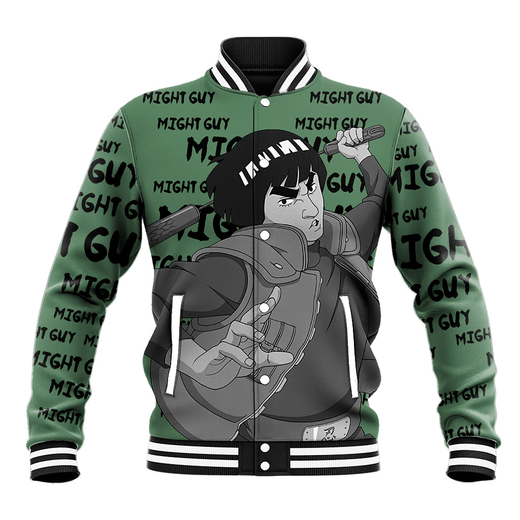 Might Guy - Style Manga Baseball Jacket