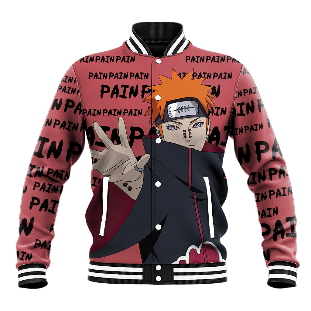 Pain - Style Manga Baseball Jacket