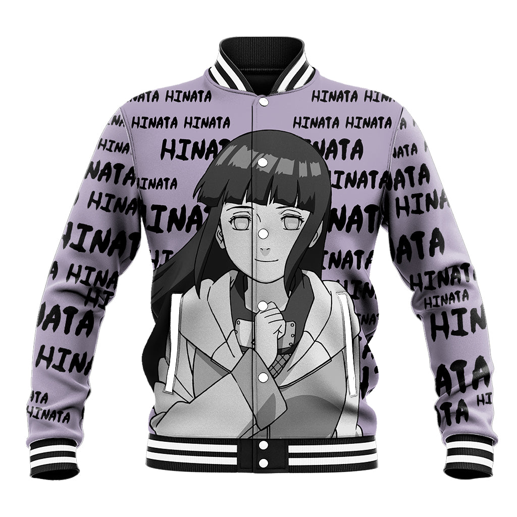 Hinata Hyuga - Style Manga Baseball Jacket