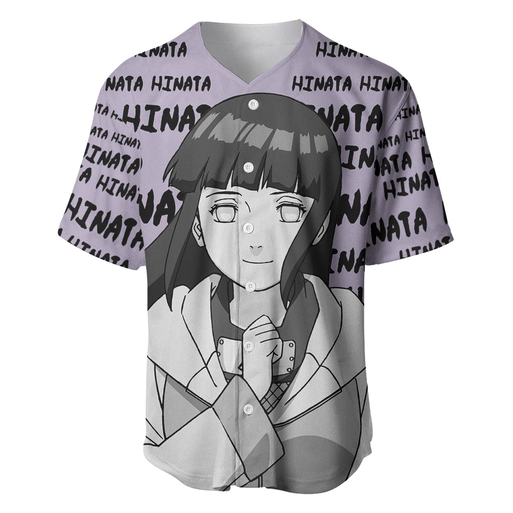 Hinata Hyuga - Style Manga Baseball Jersey