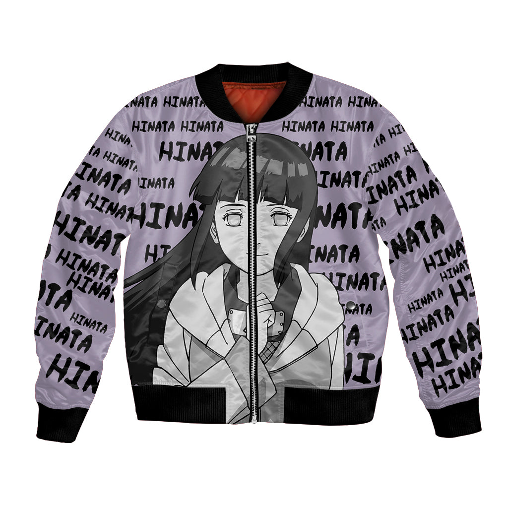 Hinata Hyuga - Style Manga Bomber Jacket