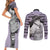 Hinata Hyuga - Style Manga Couples Matching Short Sleeve Bodycon Dress and Long Sleeve Button Shirt