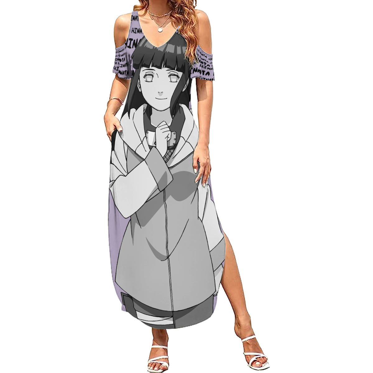 Hinata Hyuga - Style Manga Summer Maxi Dress