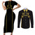 Lelouch Lamperouge Couples Matching Short Sleeve Bodycon Dress and Long Sleeve Button Shirt Code Geass