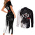 Ryuk Couples Matching Short Sleeve Bodycon Dress and Long Sleeve Button Shirt Death Note