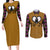 JJBA Symbols Couples Matching Long Sleeve Bodycon Dress and Long Sleeve Button Shirt JJBAs