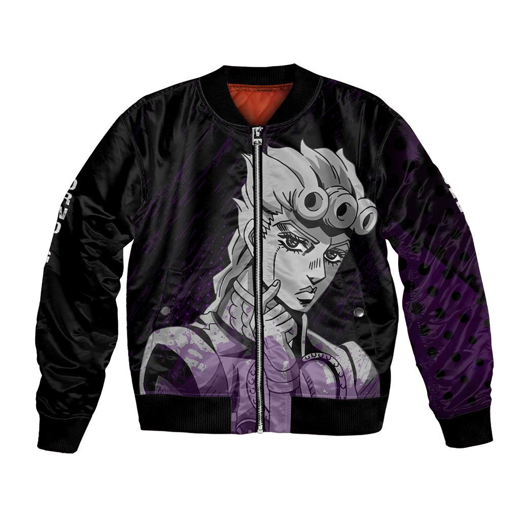 Giorno Giovanna Bomber Jacket JJBAs Anime Style