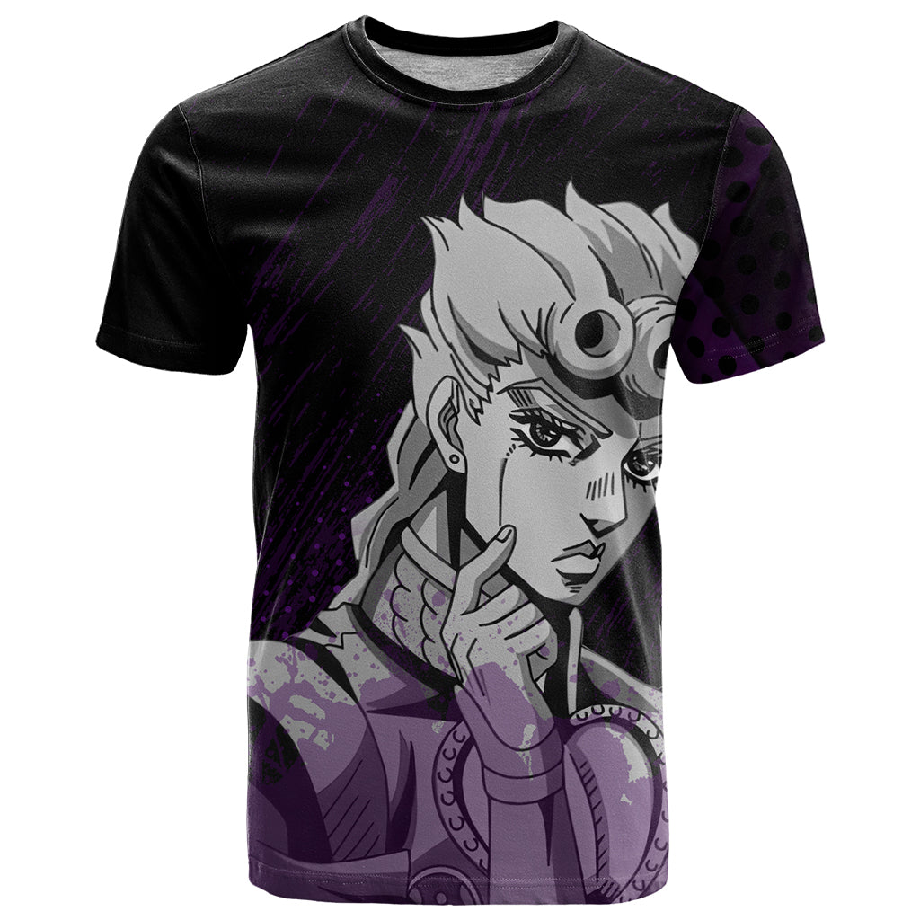 Giorno Giovanna T Shirt JJBAs Anime Style