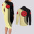 Nrt Uzumaki Bijuu - Naruto Couples Matching Long Sleeve Bodycon Dress and Long Sleeve Button Shirt Anime Mix Manga Style