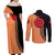 Nrt Uzumaki - Naruto Couples Matching Off Shoulder Maxi Dress and Long Sleeve Button Shirt Anime Mix Manga Style