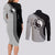 Neji Hyuga - Naruto Couples Matching Long Sleeve Bodycon Dress and Long Sleeve Button Shirt Anime Mix Manga Style