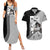 Neji Hyuga - Naruto Couples Matching Summer Maxi Dress and Hawaiian Shirt Anime Mix Manga Style