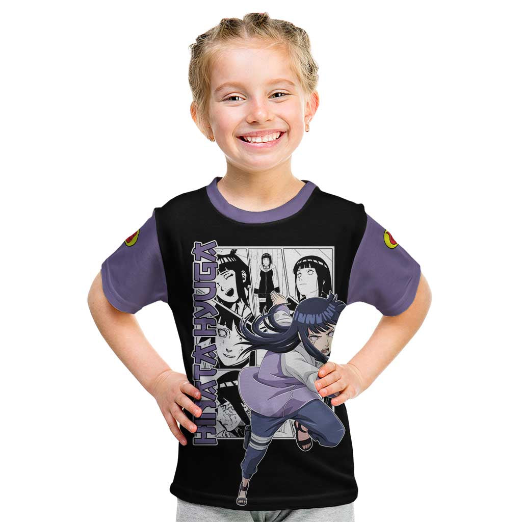 Hinata Hyuga - Naruto Kid T Shirt Anime Mix Manga Style