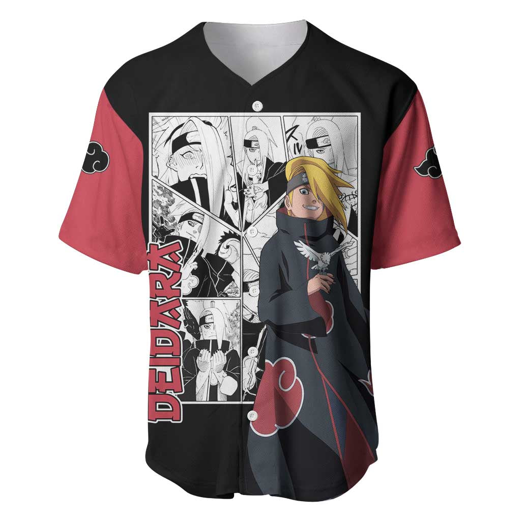 Deidara - Naruto Baseball Jersey Anime Mix Manga Style