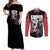 Deidara - Naruto Couples Matching Off Shoulder Maxi Dress and Long Sleeve Button Shirt Anime Mix Manga Style