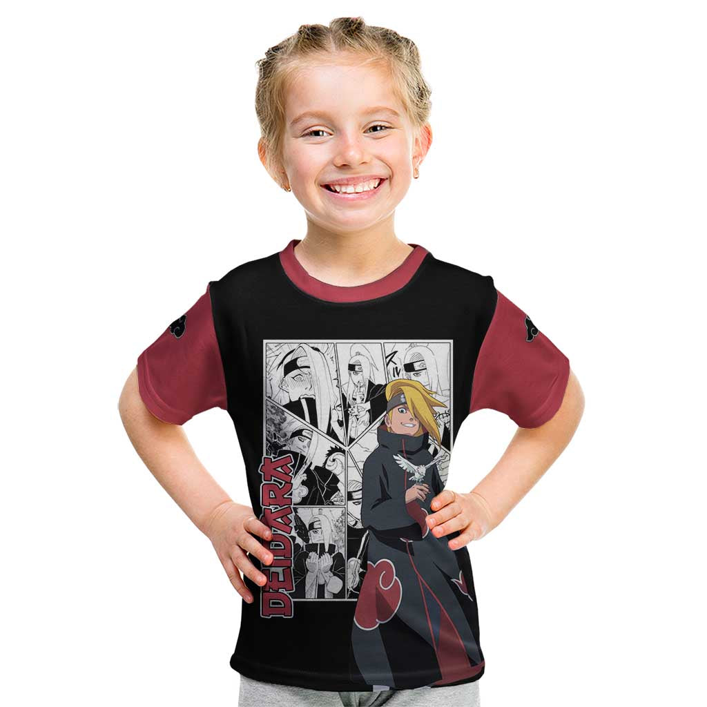 Deidara - Naruto Kid T Shirt Anime Mix Manga Style