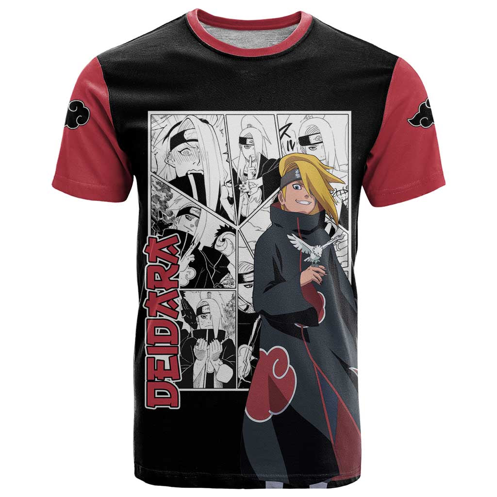 Deidara - Naruto T Shirt Anime Mix Manga Style