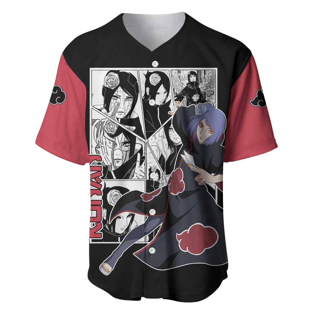 Konan - Naruto Baseball Jersey Anime Mix Manga Style