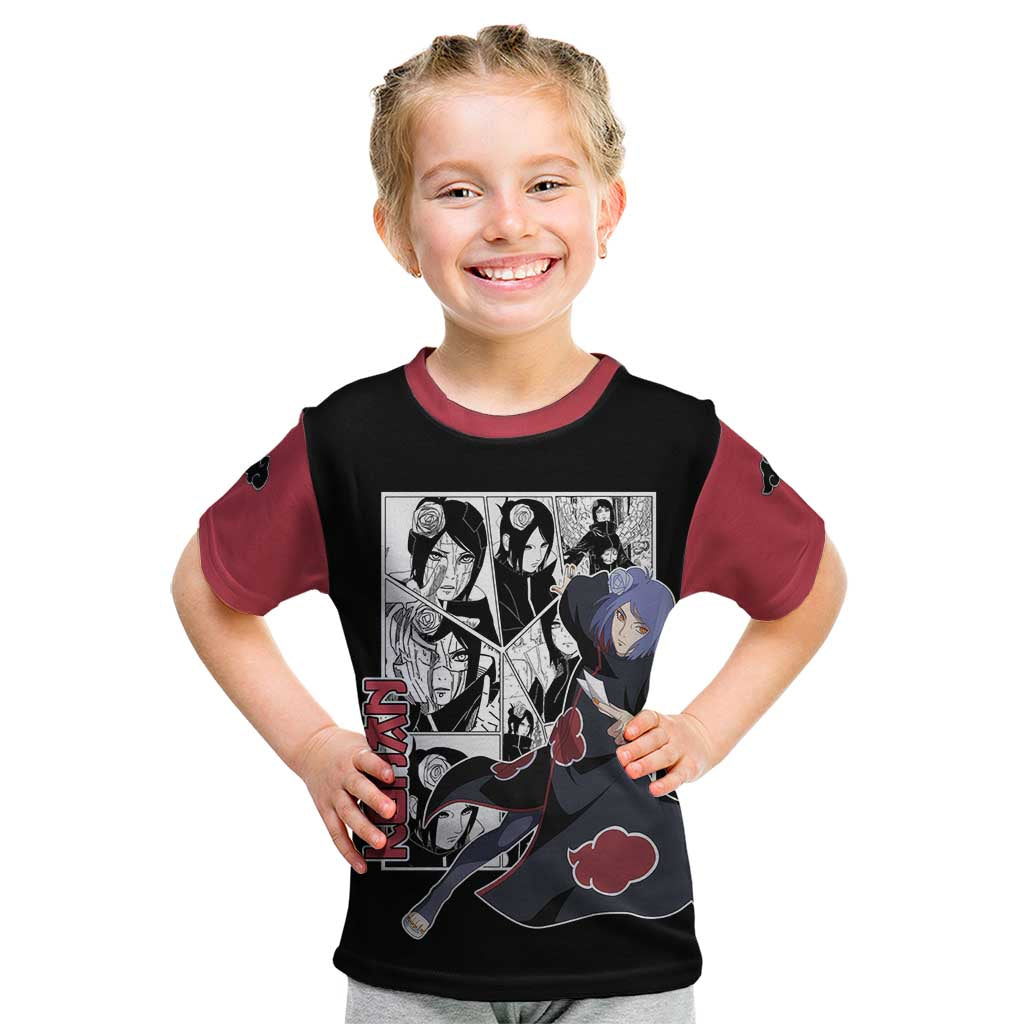 Konan - Naruto Kid T Shirt Anime Mix Manga Style