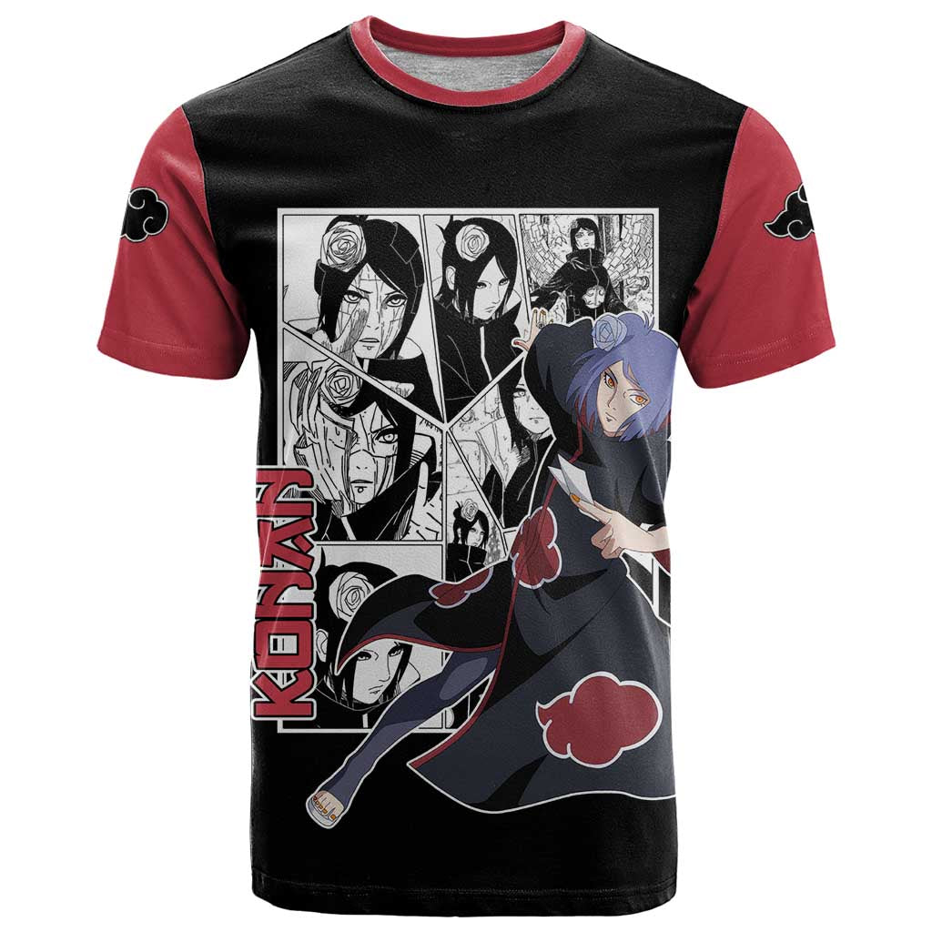 Konan - Naruto T Shirt Anime Mix Manga Style