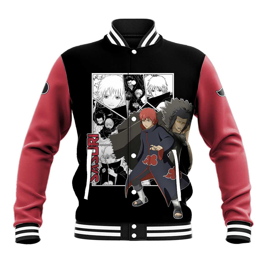 Sasori - Naruto Baseball Jacket Anime Mix Manga Style