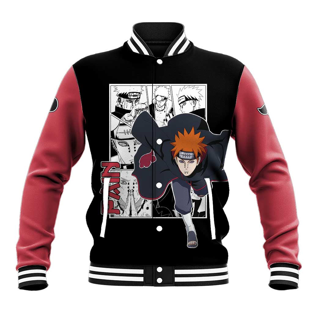 Pain - Naruto Baseball Jacket Anime Mix Manga Style