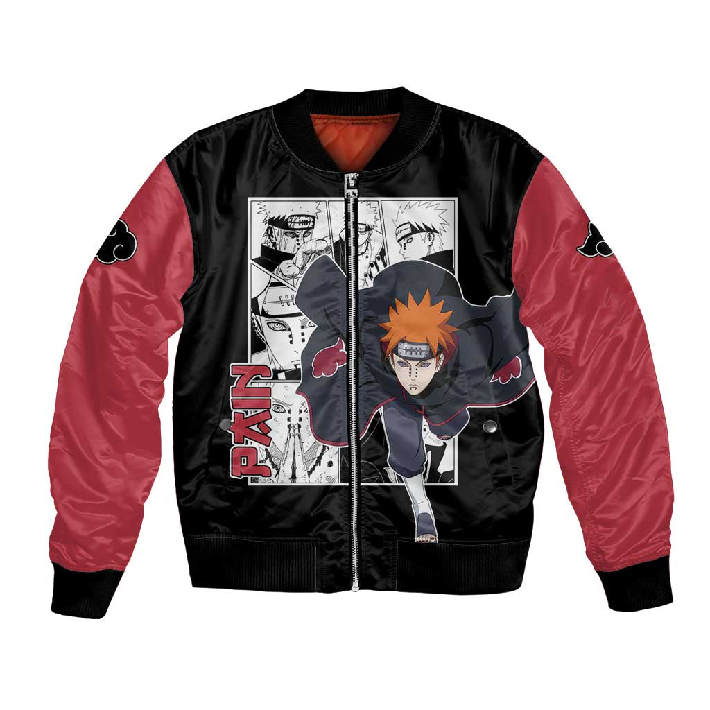 Pain - Naruto Bomber Jacket Anime Mix Manga Style