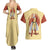 Saitama - One Punch Man Couples Matching Summer Maxi Dress and Hawaiian Shirt Anime Text Pattern Style