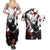 Tengen Uzui - Demon Slayer Couples Matching Summer Maxi Dress and Hawaiian Shirt Anime Japan Style