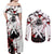 Inosuke Hashibira - Demon Slayer Couples Matching Off Shoulder Maxi Dress and Long Sleeve Button Shirt Anime Japan Style