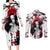 Nezuko Kamado - Demon Slayer Couples Matching Long Sleeve Bodycon Dress and Long Sleeve Button Shirt Anime Japan Style