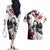 Nezuko Kamado - Demon Slayer Couples Matching Off The Shoulder Long Sleeve Dress and Hawaiian Shirt Anime Japan Style