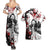 Nezuko Kamado - Demon Slayer Couples Matching Summer Maxi Dress and Hawaiian Shirt Anime Japan Style