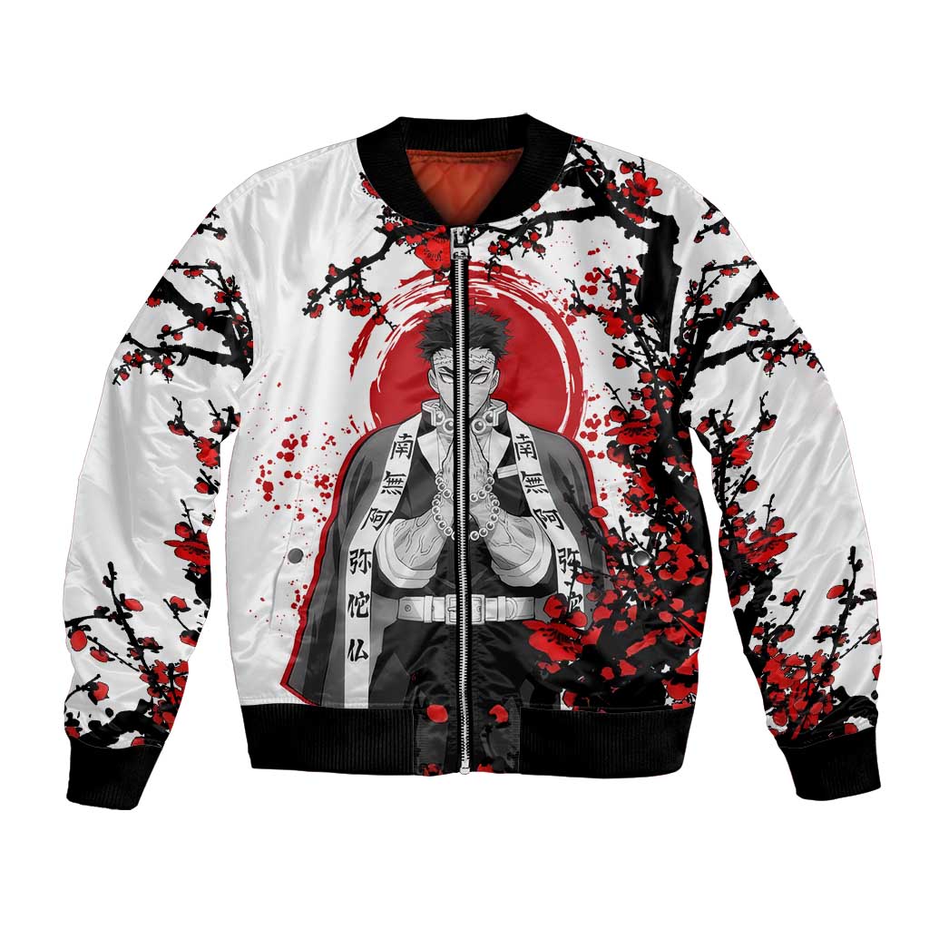 Gyomei Himejima - Demon Slayer Bomber Jacket Anime Japan Style