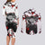 Gyomei Himejima - Demon Slayer Couples Matching Long Sleeve Bodycon Dress and Long Sleeve Button Shirt Anime Japan Style