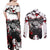 Gyomei Himejima - Demon Slayer Couples Matching Off Shoulder Maxi Dress and Long Sleeve Button Shirt Anime Japan Style