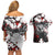 Gyomei Himejima - Demon Slayer Couples Matching Off Shoulder Short Dress and Hawaiian Shirt Anime Japan Style