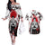 Gyomei Himejima - Demon Slayer Couples Matching Off The Shoulder Long Sleeve Dress and Hawaiian Shirt Anime Japan Style