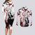 Sanemi Shinazugawa - Demon Slayer Couples Matching Long Sleeve Bodycon Dress and Long Sleeve Button Shirt Anime Japan Style