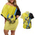 Zeraora - Pokemon Couples Matching Off Shoulder Short Dress and Hawaiian Shirt Anime Style