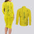 Cyberpunk Rebecca Couples Matching Long Sleeve Bodycon Dress and Long Sleeve Button Shirt Anime Style