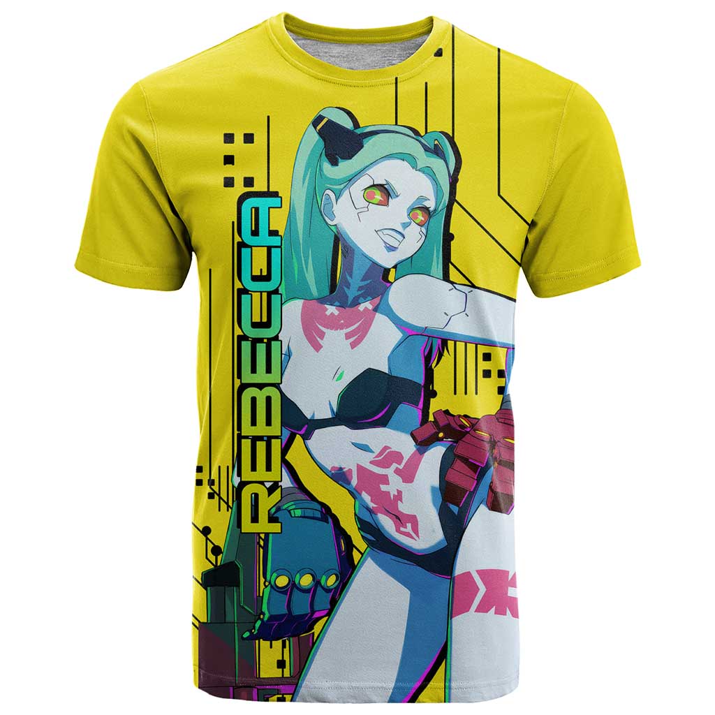 Cyberpunk Rebecca T Shirt Anime Style