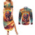 skull-flaming-couples-matching-summer-maxi-dress-and-long-sleeve-button-shirts-i-can-fix-stupid-but-its-gonna-hurt