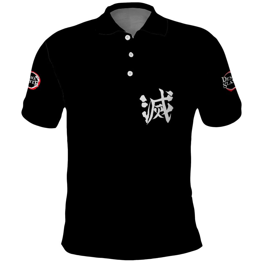 Obanai Iguro Kimesu No Yaiba Polo Shirt Anime Style