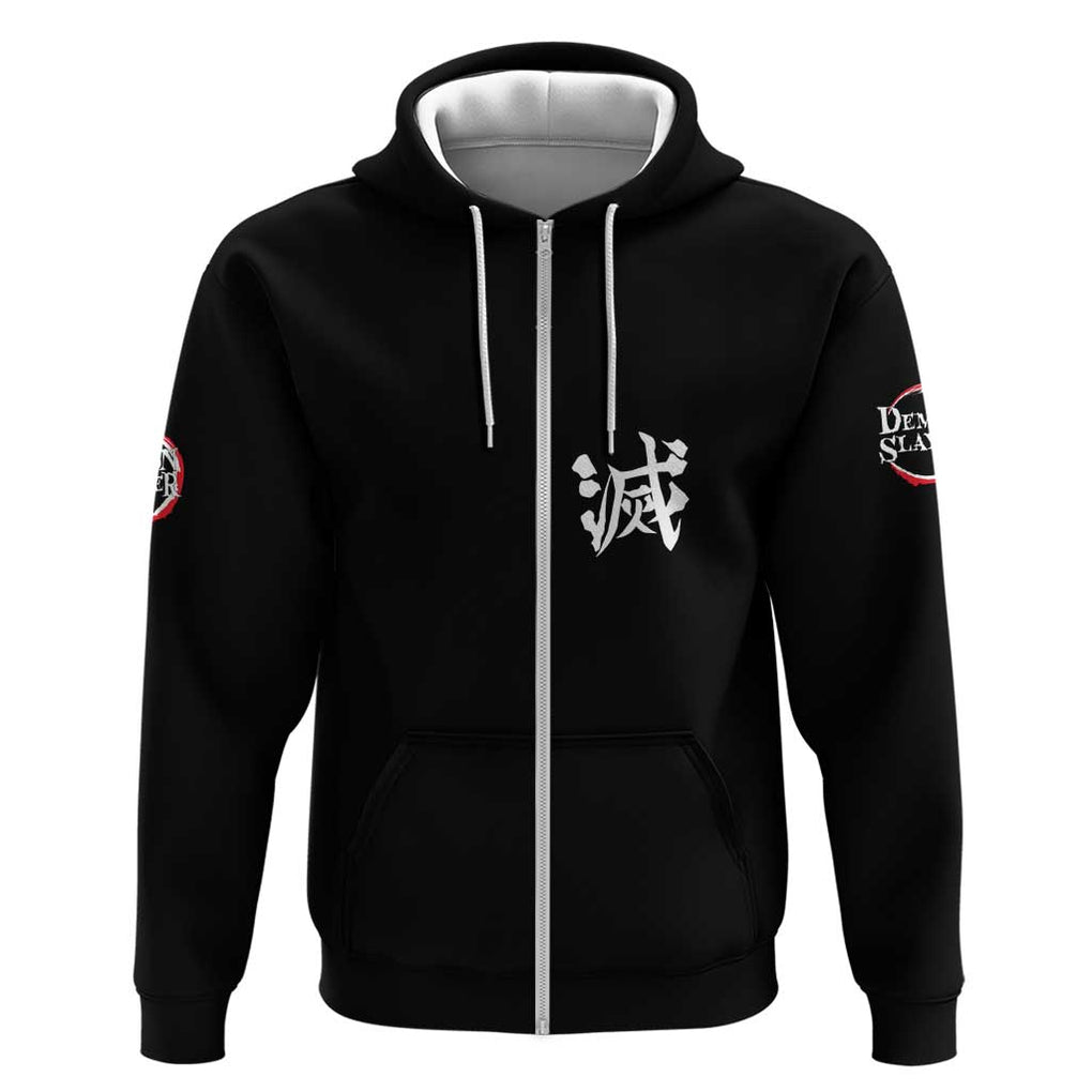 Obanai Iguro Kimesu No Yaiba Zip Hoodie Anime Style