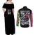 Giyu Tomioka V2 Demon Slayer Couples Matching Off Shoulder Maxi Dress and Long Sleeve Button Shirt Anime Style