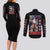 Shanks One Piece Couples Matching Long Sleeve Bodycon Dress and Long Sleeve Button Shirt Anime Style