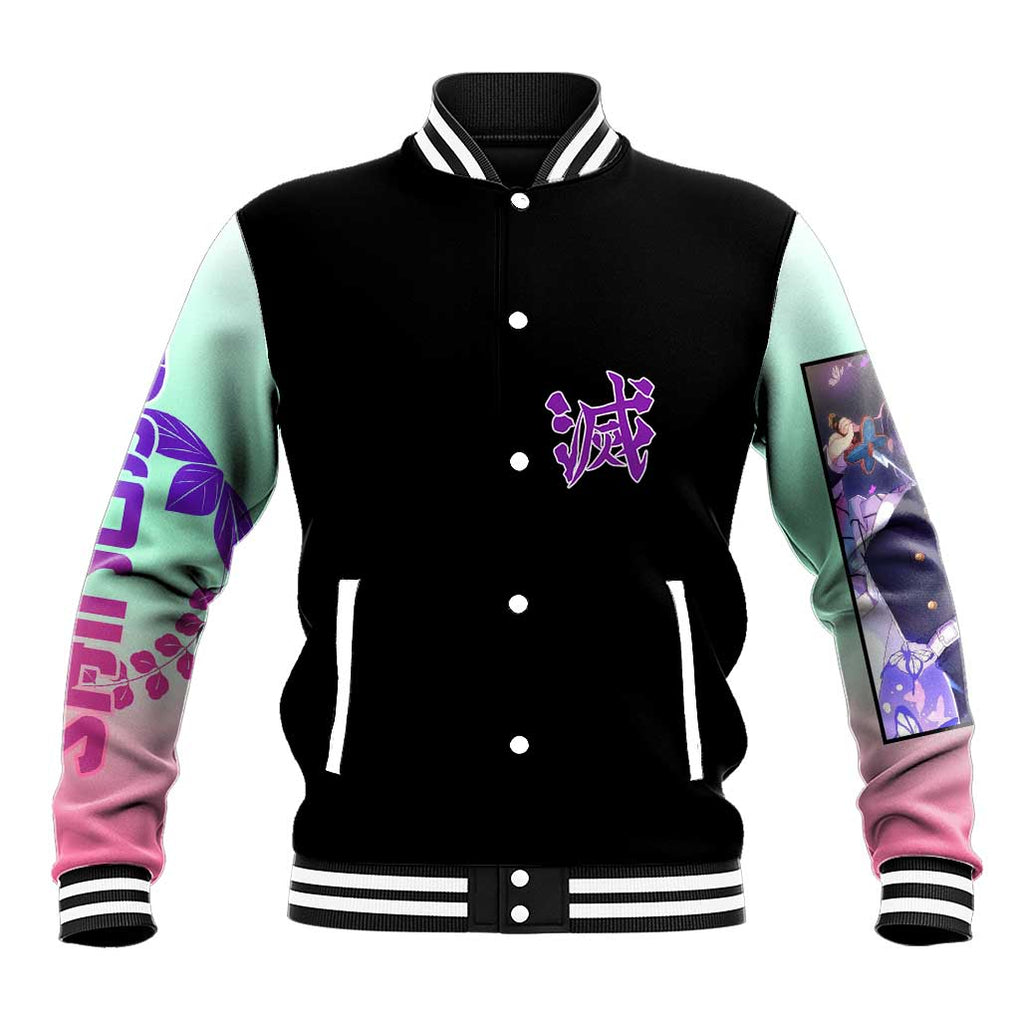 Shinobu Kocho Kimesu No Yaiba Baseball Jacket Japan Anime Style